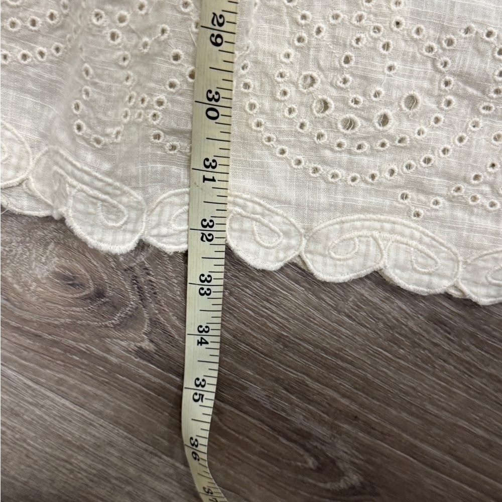 Free People Serenity V-Neck Eyelet Mini Dress - Picture 7 of 9